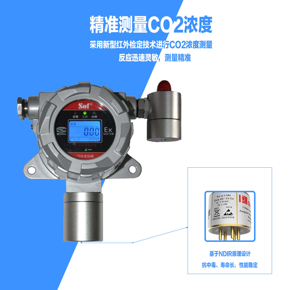 GT-9801TC-CO2二氧化碳气体探测器(图3)